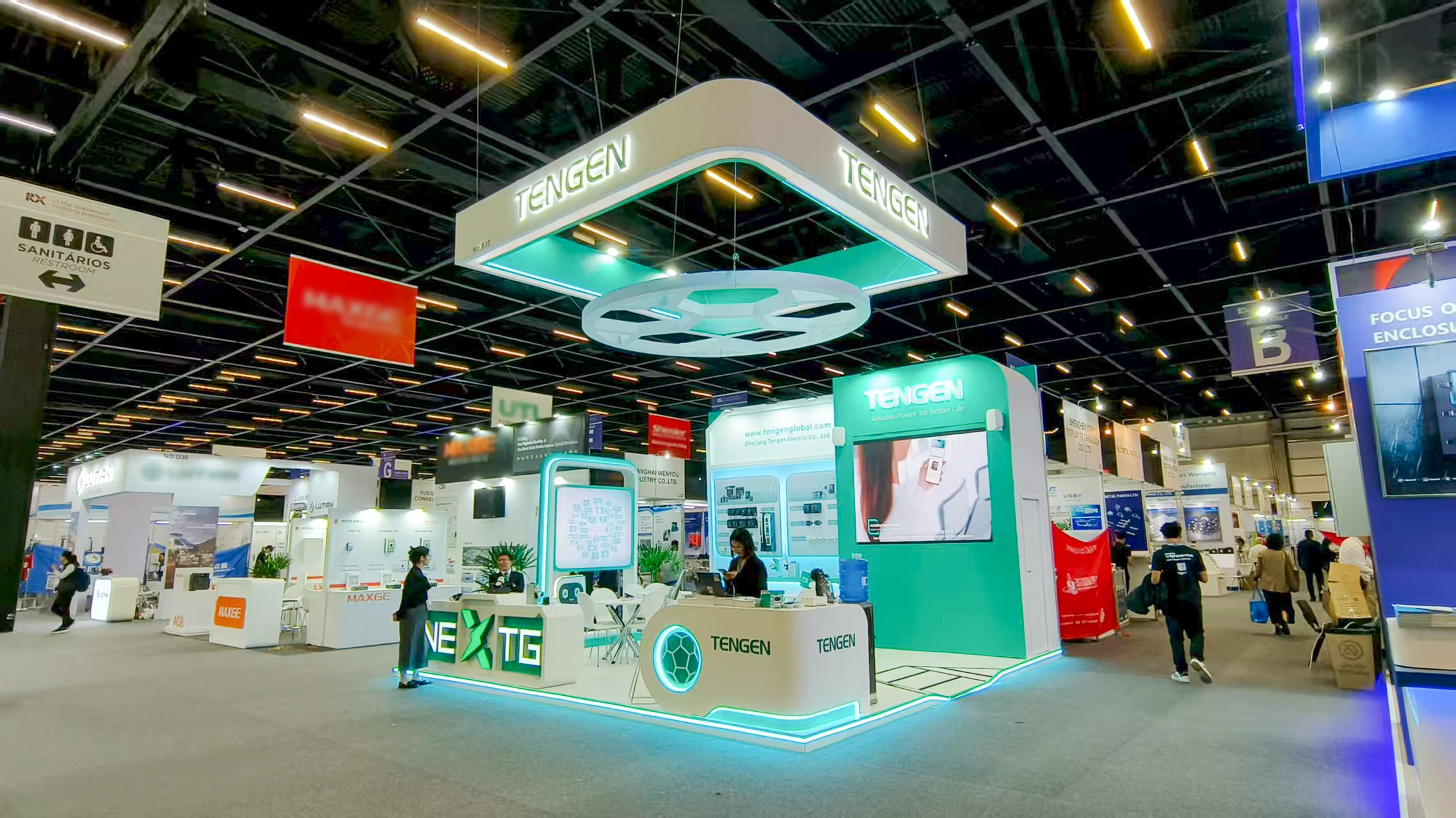 闪耀拉美丨恒峰g22国际亮相FIEE巴西国际电力展